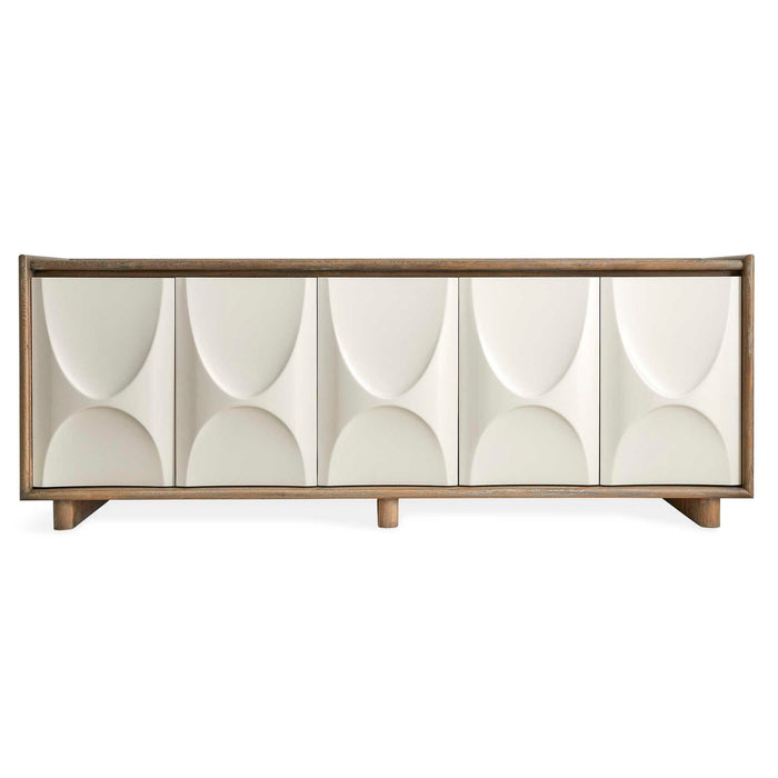 Swoosh - 5 Door Cabinet - White