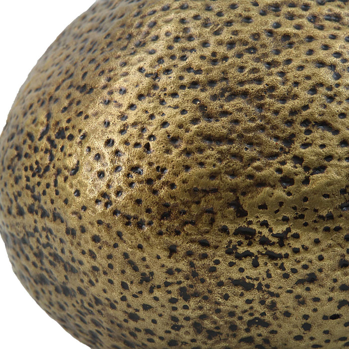 Golden Tangerine - Sculpture - Gold