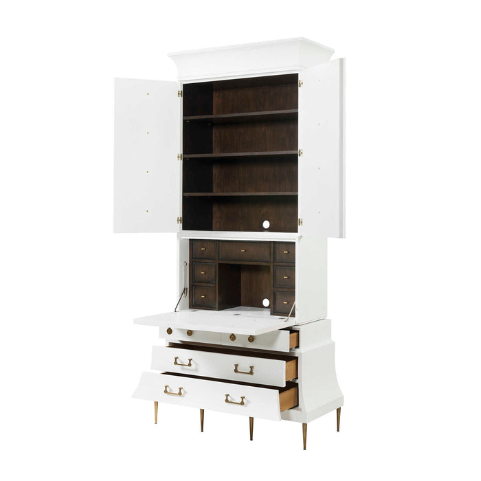 Mansard - Tall Cabinet - White