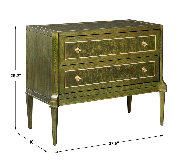 Green With Envy - 2 Drawer Chest - Green