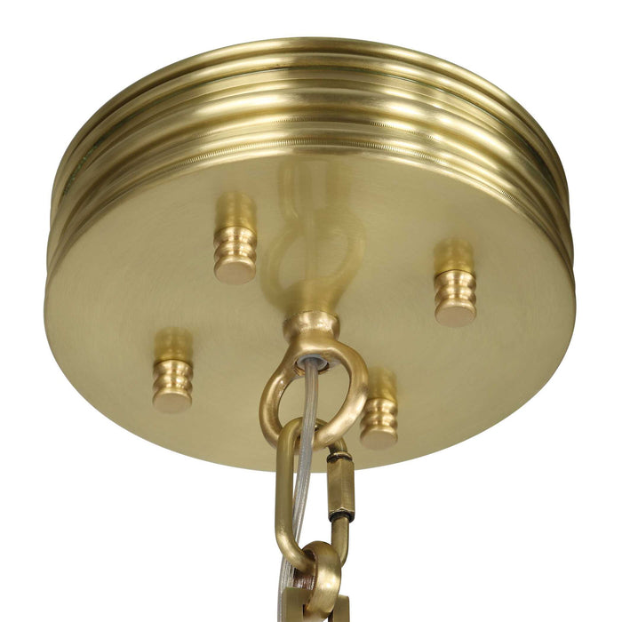Newport - 1 Light LED Pendant - Brass