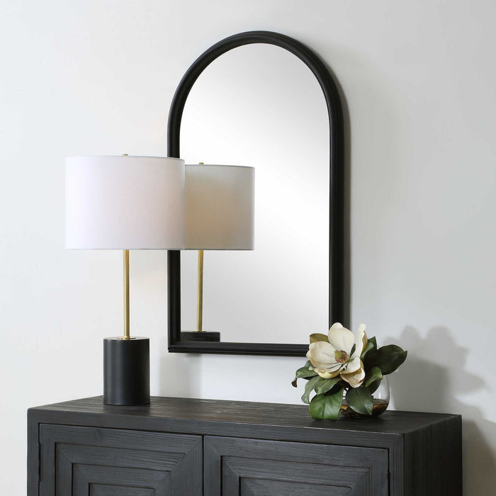 Arch Top Mirror - Black