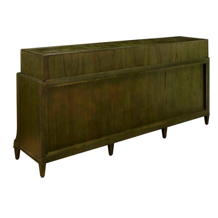Green With Envy - 9 Drawer Chest - Green / Woodtone