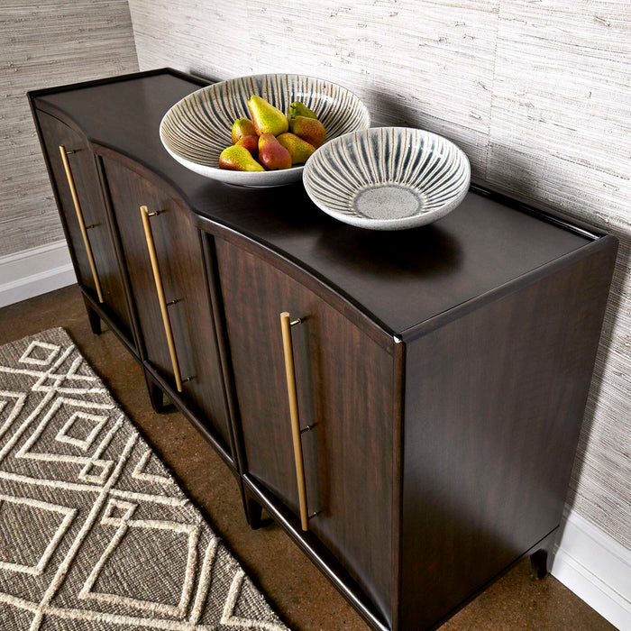 Curvature - Cabinet - Brass / Brown