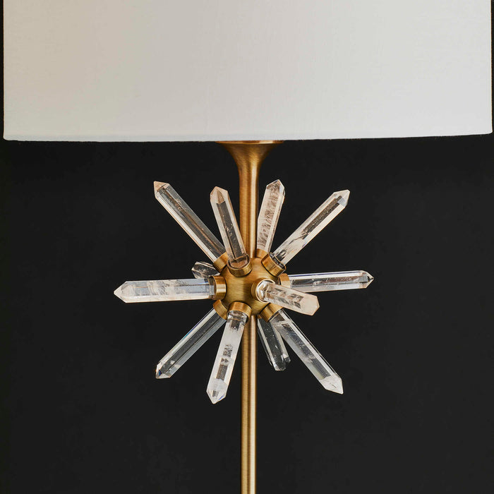 Star Quartz - Table Lamp - Antique Brass