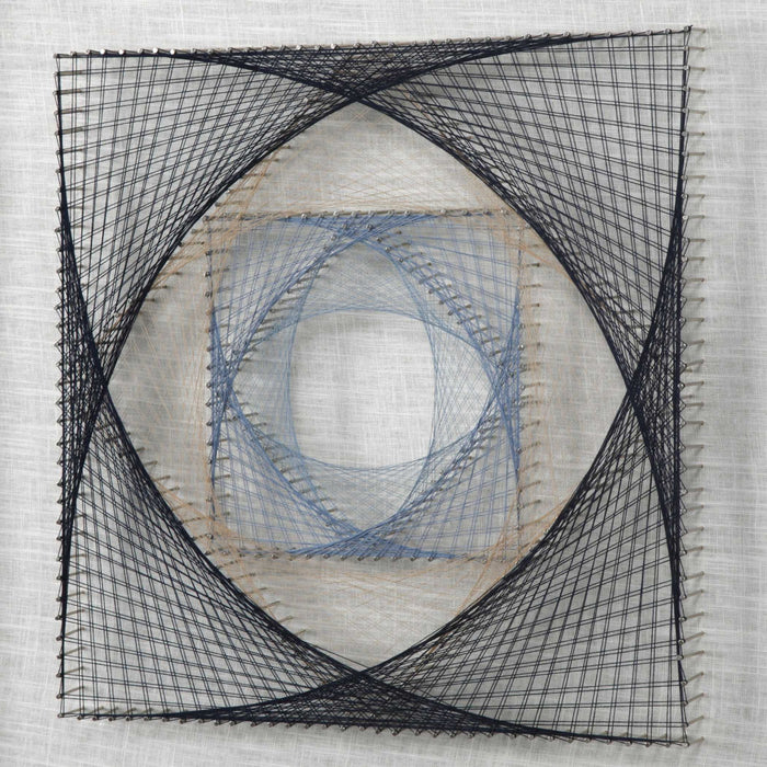 String Duet - Geometric Art (Set of 2) - Black