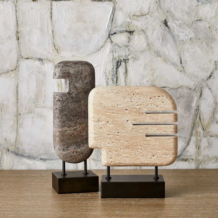 Ancient Lore - Tall Sculpture - Bronze / Gray