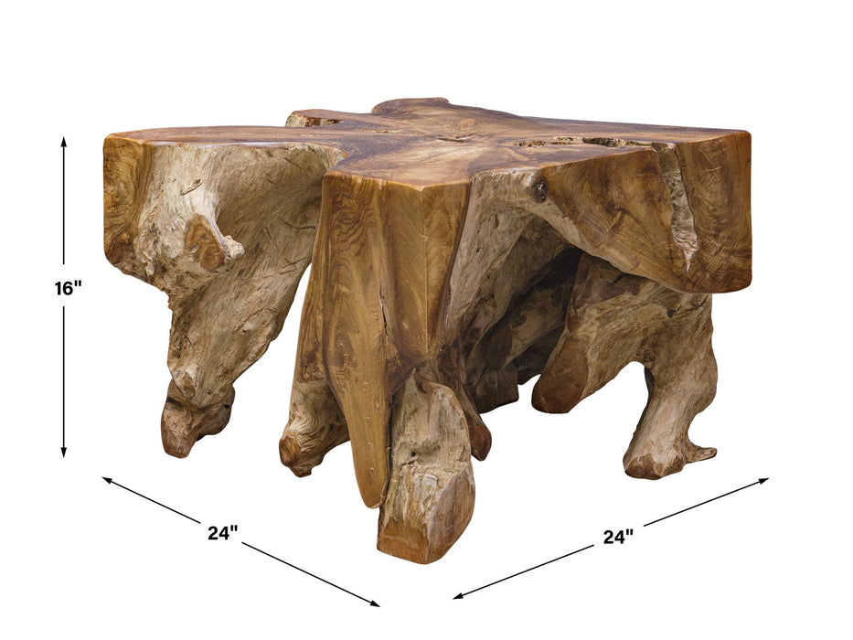 Center Root - Modular Table - Brown