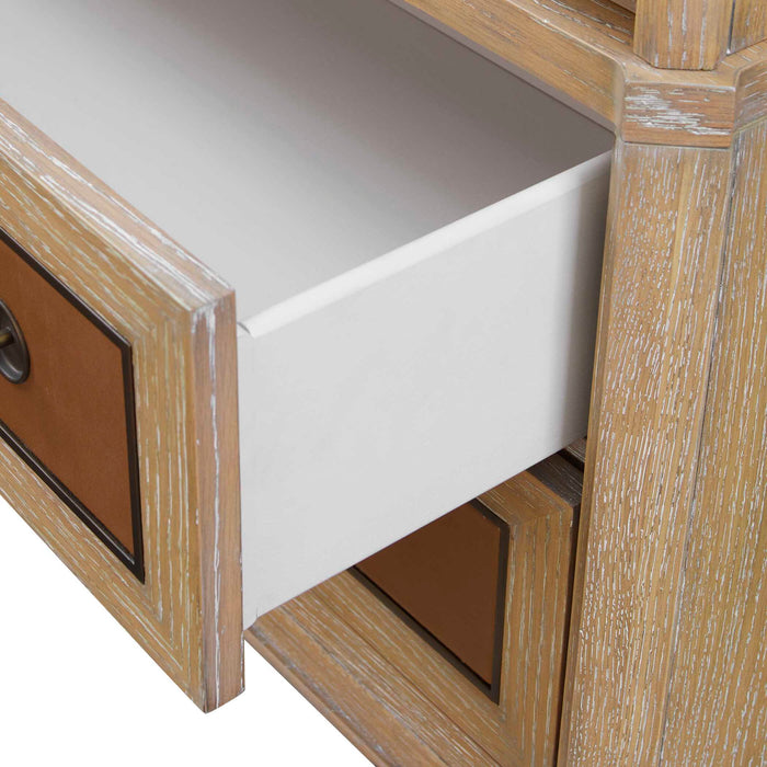 Hide Away - Secretary Desk - Brown / Woodtone