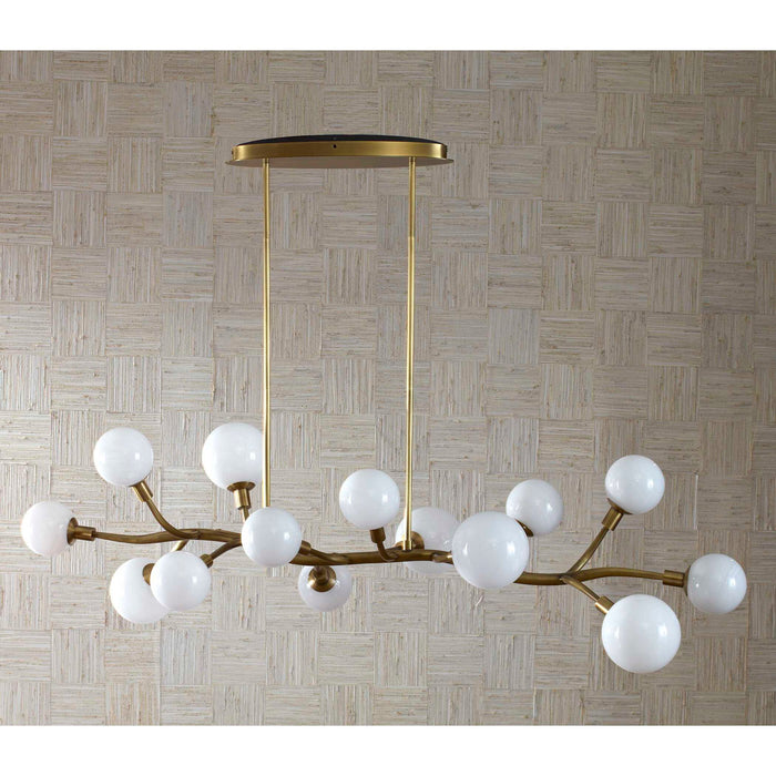 Meandering - 14 Light Pendant