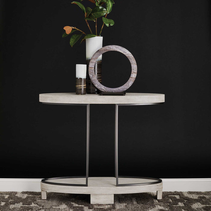 Ovoid - Console Table - Scrubbed Elm