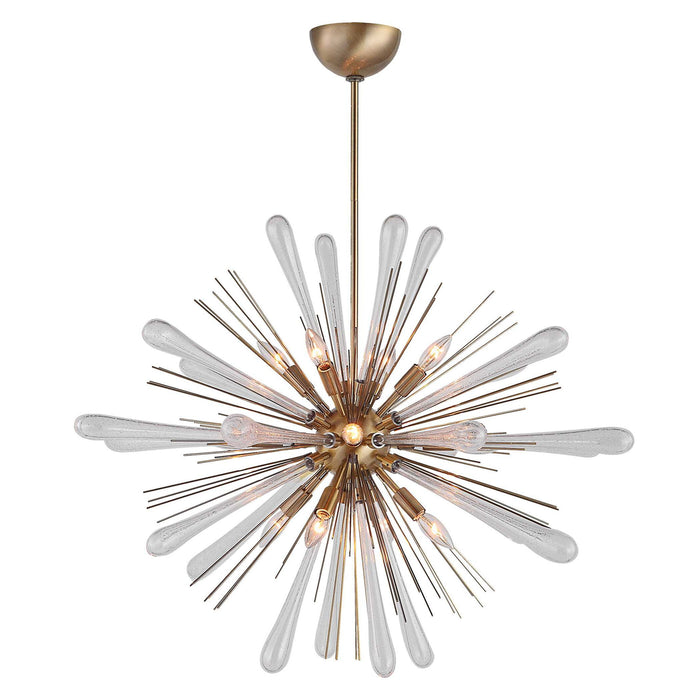 Big Bang - 12 Light Pendant - Brass