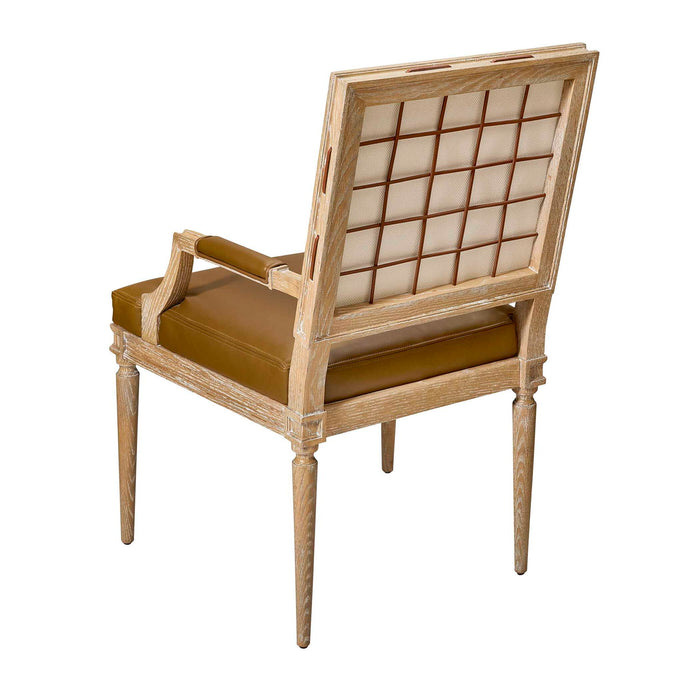 French Connection - Armchair (Set of 2) - Woodtone / Beige