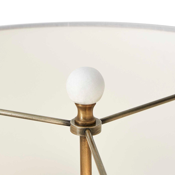 Atom - Table Lamp - Brass / White