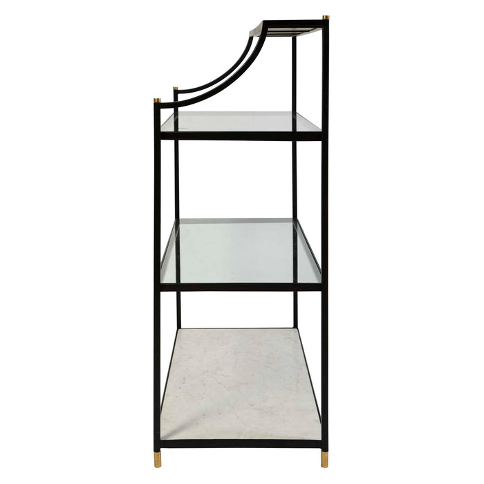 Swoop - Console/Bar - Black / Brass / White
