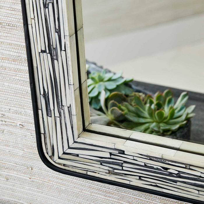 Inlay Mirror - Black / White
