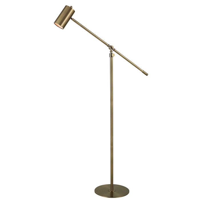 Floor Lamp - Antique Brass