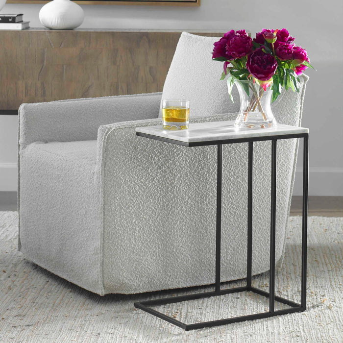 Accent Table - Black & White
