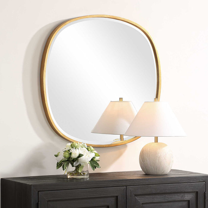 30" Mirror - Gold