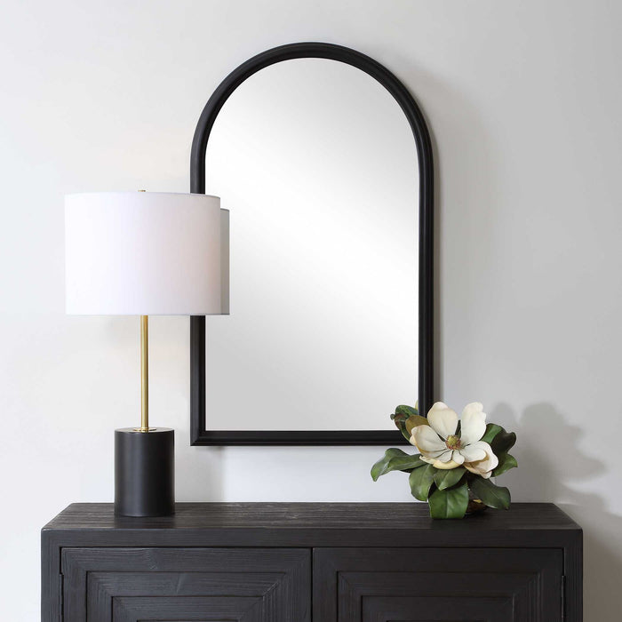 Arch Top Mirror - Black