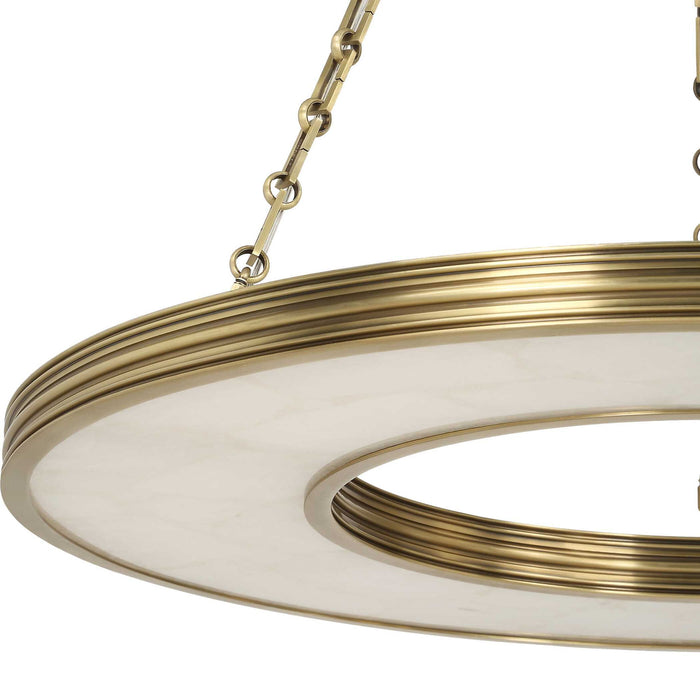 Newport - 1 Light LED Pendant - Brass