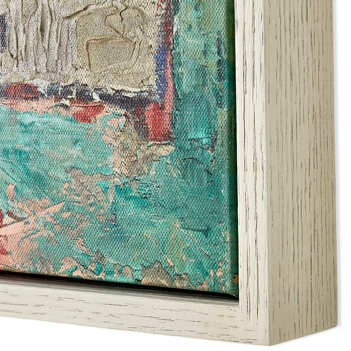Lorraine - Framed Canvas - Blue / Green / Orange