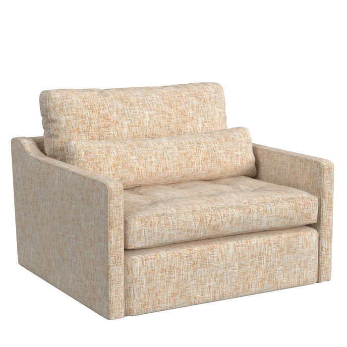 Slope - Tufted Swivel Chair-And-A-Half