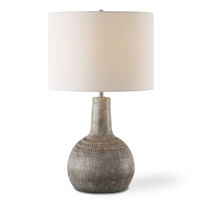 Ceramic Table Lamp - Gray