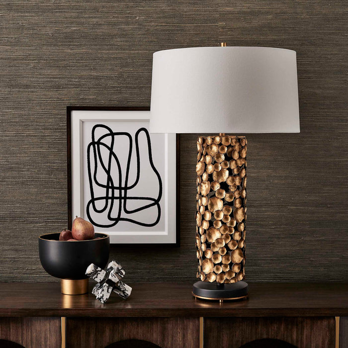 Gilded - Lotus Table Lamp - Gold