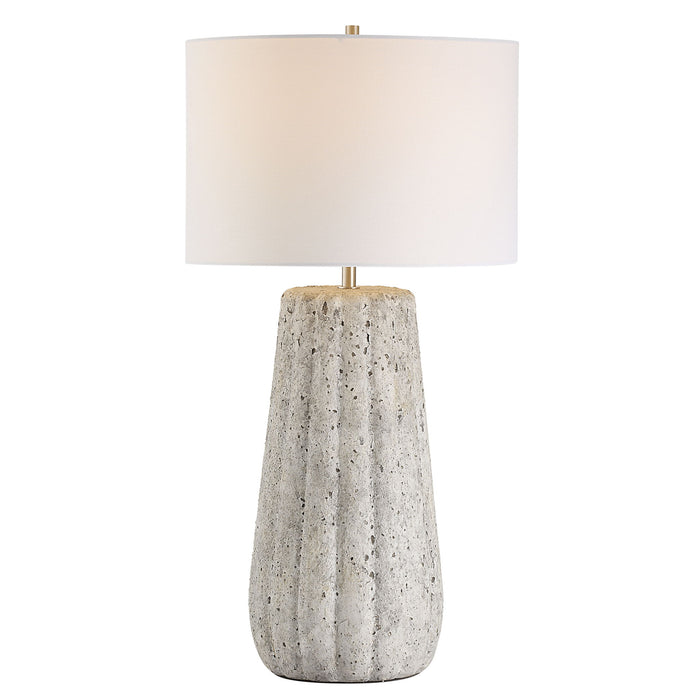 Ceramic Table Lamp - Dark Gray