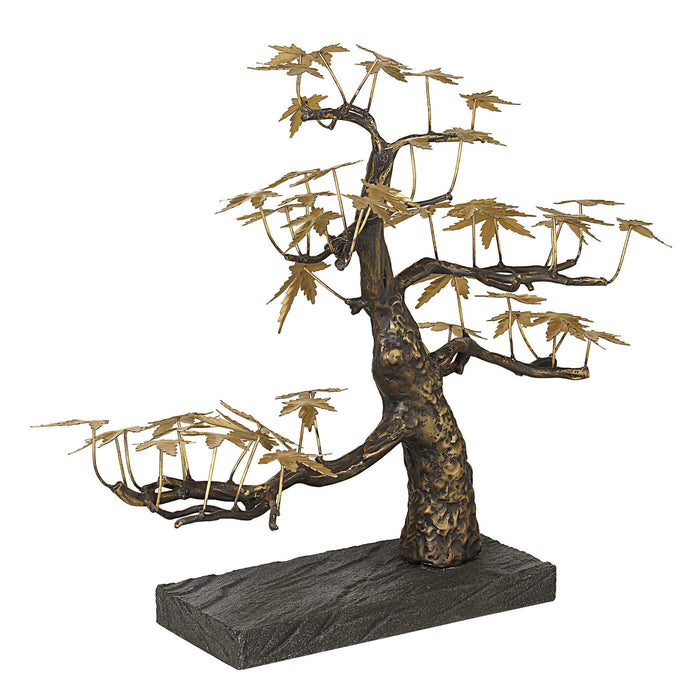 Bonsai - Small Sculpture - Brass
