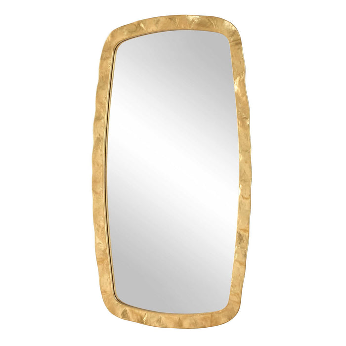 Iron-Framed Mirror - Gold Leaf
