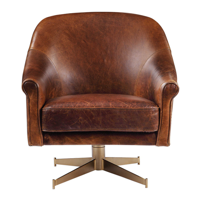 Ellington - Swivel Chair - Brown