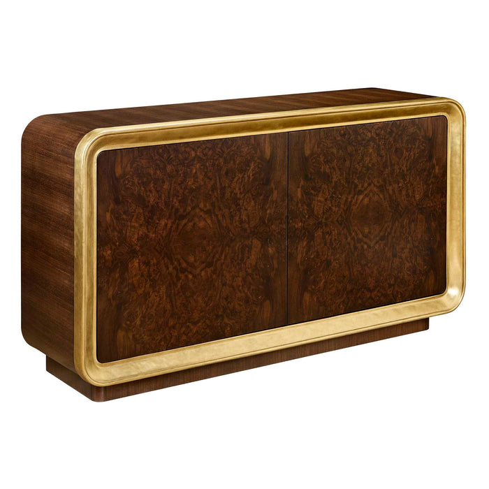 I've Been Framed - 2 Door Cabinet - Woodtone / Brass