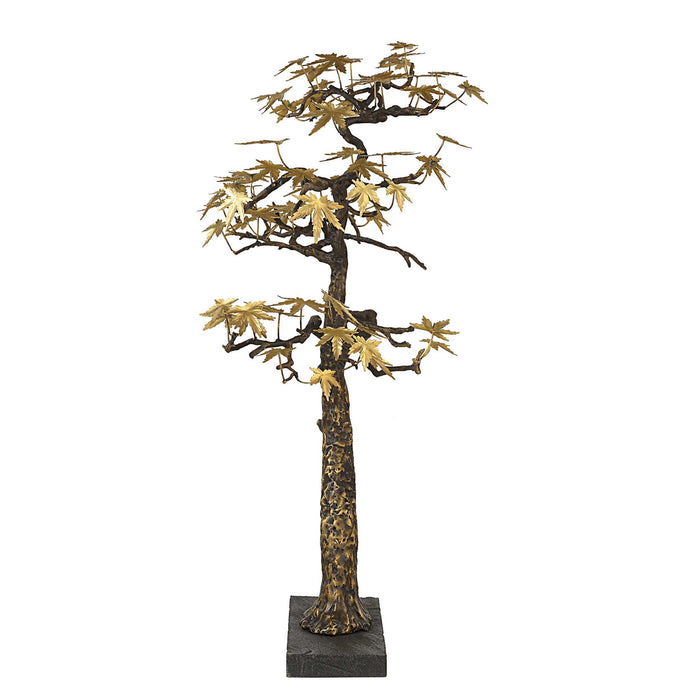 Bonsai - Large Sculpture - Brass / Woodtone