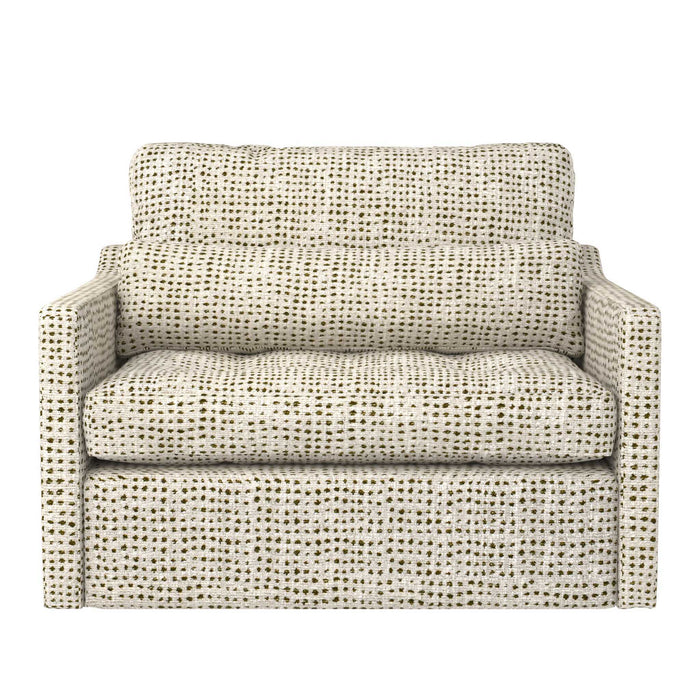 Slope - Tufted Swivel Chair-And-A-Half