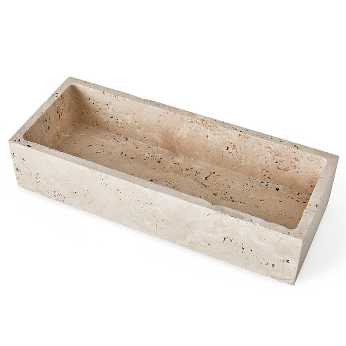 Diagram - Travertine Box - Bronze / Brown