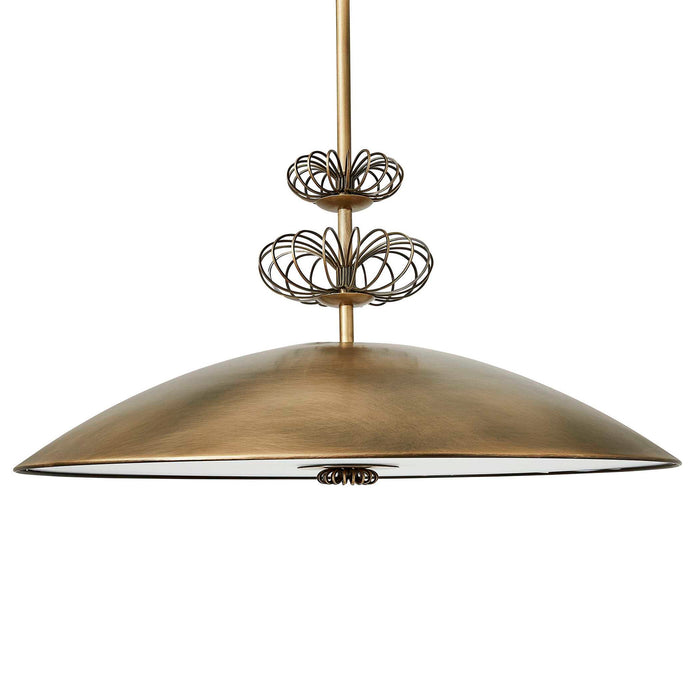 Feeling Loopy - 4 Light Pendant - Brass