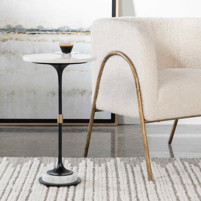Sentry - Accent Table - White