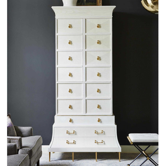 Mansard - Tall Cabinet - White