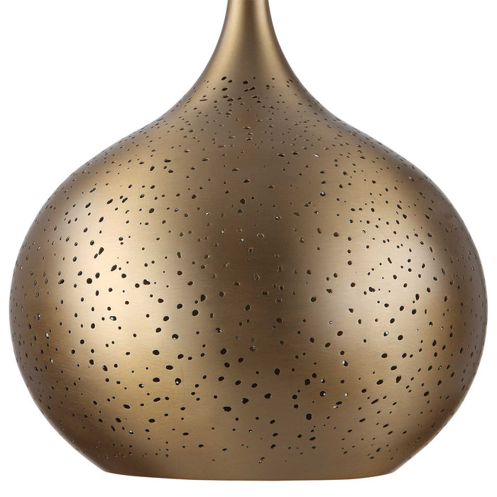 Golden Onion - 7 Light Chandelier - Brass / Gold