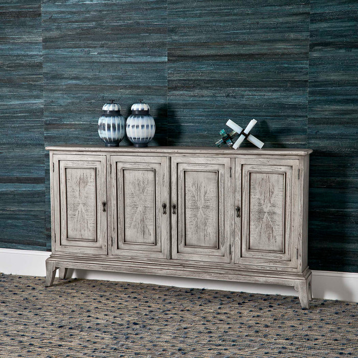 Nyle - 4 Door Cabinet - Gray