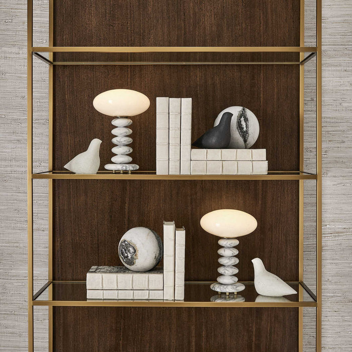 Washed Stones - Mini Lamp - White