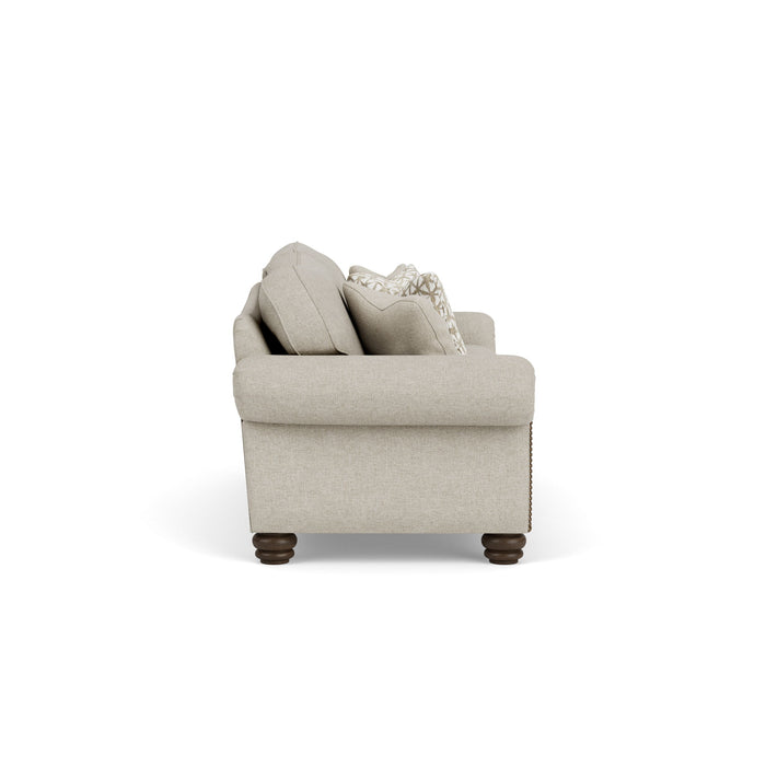 Bexley - Fabric Sofa, Nailhead Trim