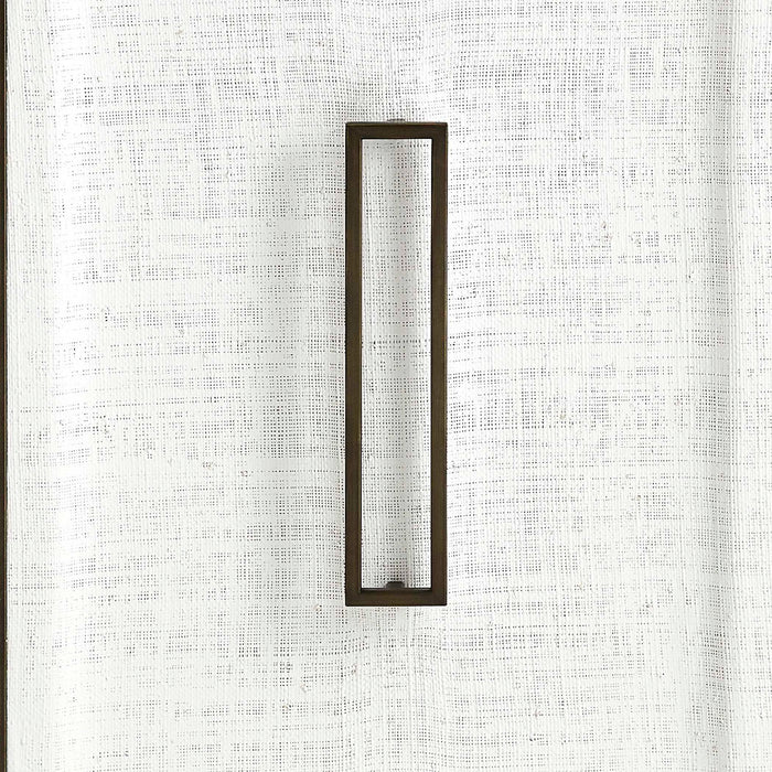 Linen 3 Door Cabinet - White