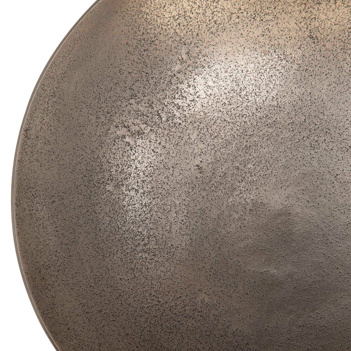 Aitana - Metal Wall Decor/Bowl - Silver