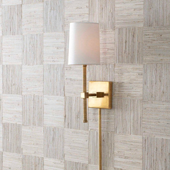 Wrap It Up - 1 Light Sconce - Brass