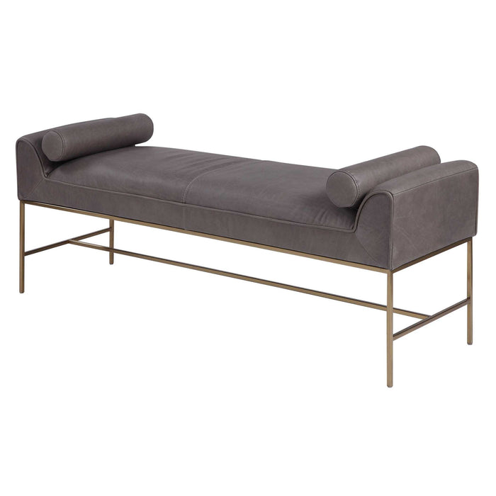 Coco - Bench - Brass / Gray