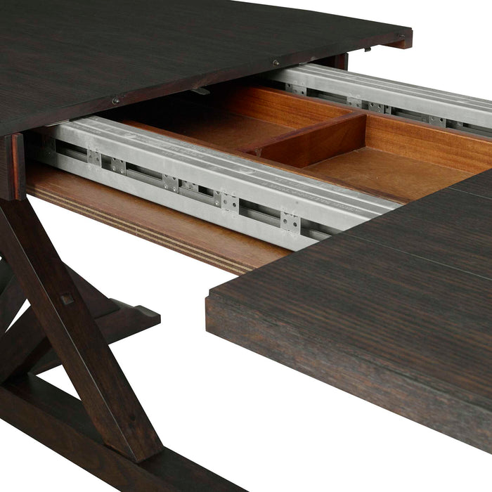 Low Country - Extension Dining Table - Brown / Woodtone