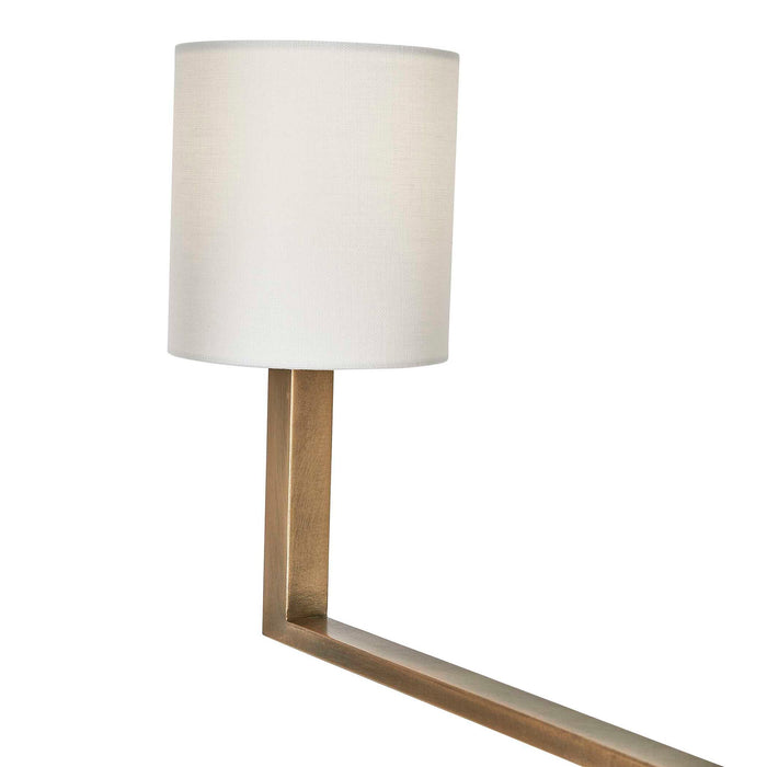 Commune - 8 Light Chandelier - Brass